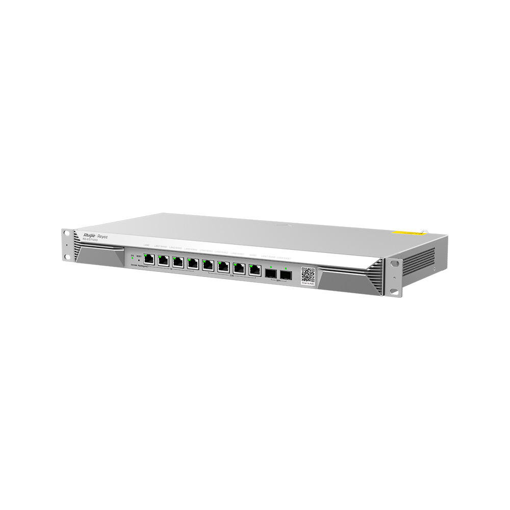 [RG-EG1510XS] Router Empresa 8 Puertos + 2 Puertos Sfp+ 10Gbps Max 8 Puertos Usuarios 1500 Usuarios Ram 4 Gb 4 Nucleos 1.8 Ghz Administracion En La Nube Ruijie Reyee