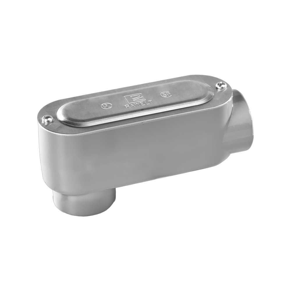 [OLB-0098-C] Conduleta 1-1/4 Lb Aluminio Roscada Para Tuberia Imc Sin Empaque Rawelt