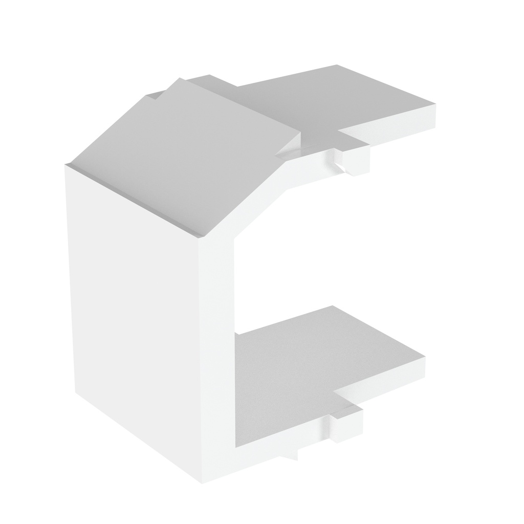 [NKBMWH-X] Tapa P/Espacio Libre Blanco Estandar X10 Netkey Panduit