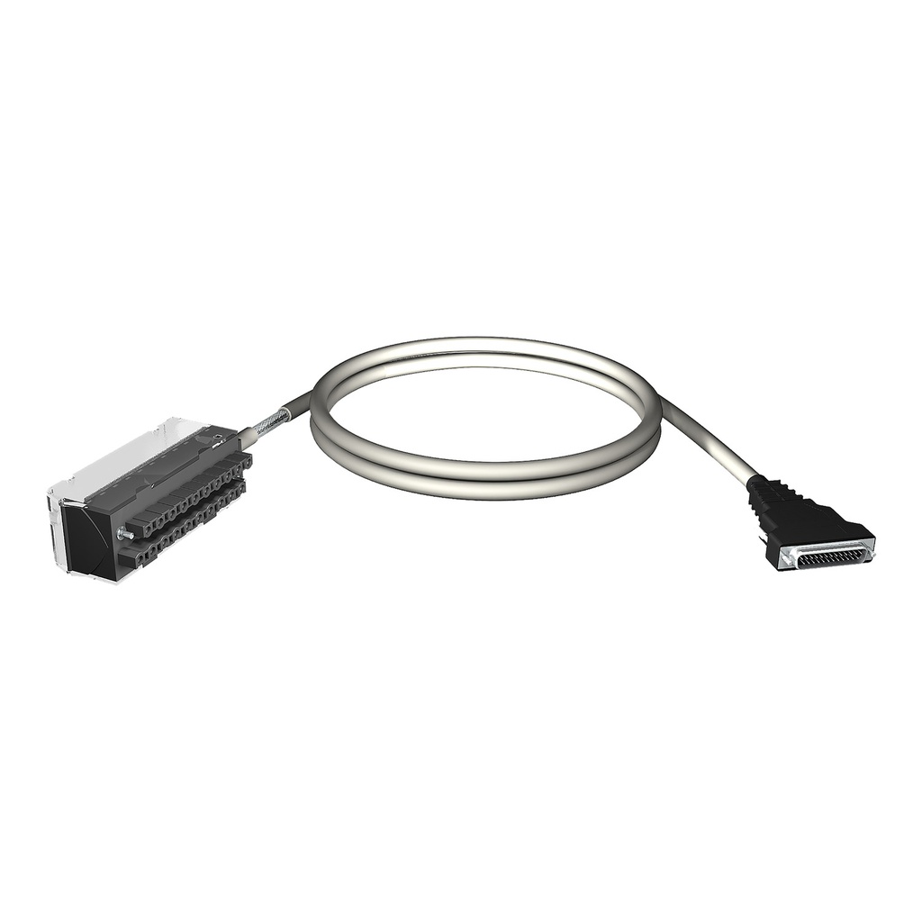 Juego De Cable Ensamblado Con Conectores Sub-D25 De 20 Vias De 3 Metros De Longitud Para Gama Modicon X80 Schneider