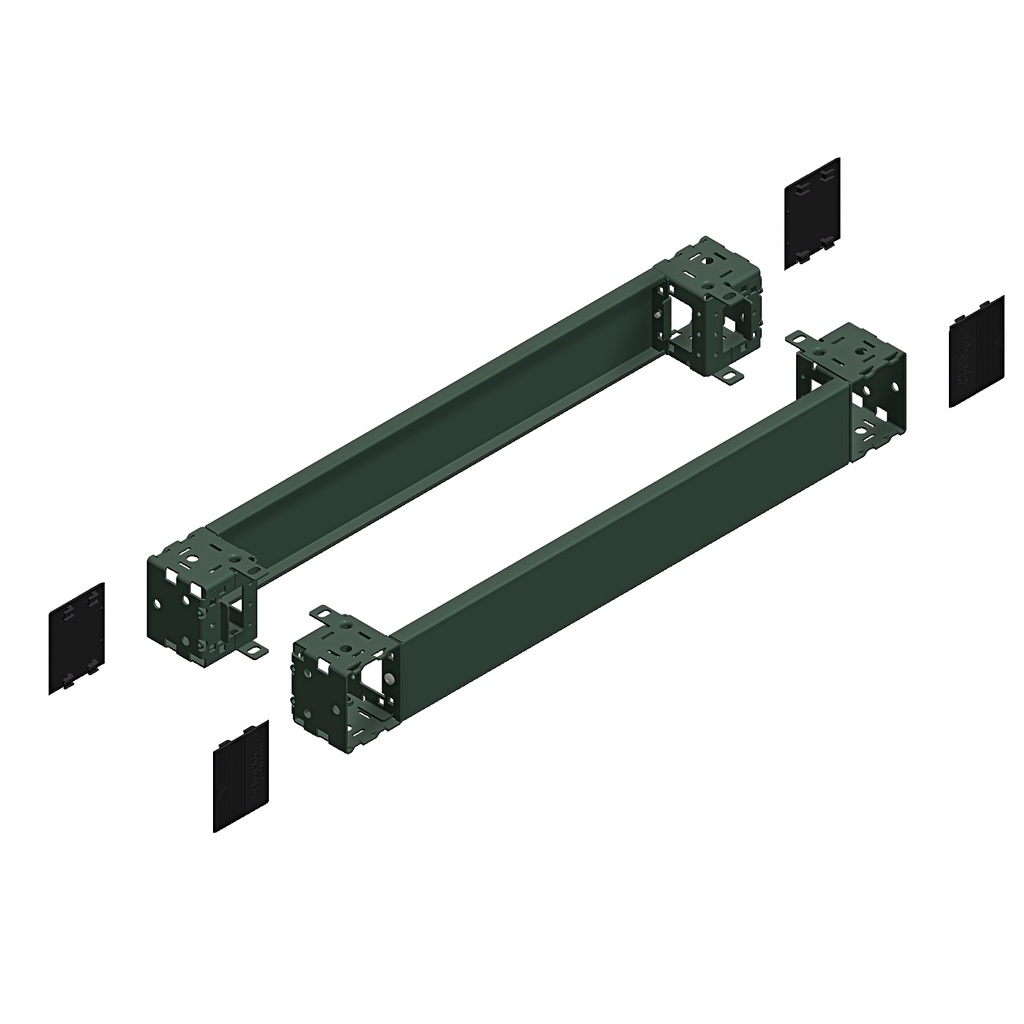 [NSYSPF8100] Panel Lateral Para Zocalo 100Mm Altura 800Mm Anchura Ip20 Ik10 Gris Ral 7022 Para Gama Sf / Sm / S3D / Crn Panelset Schneider
