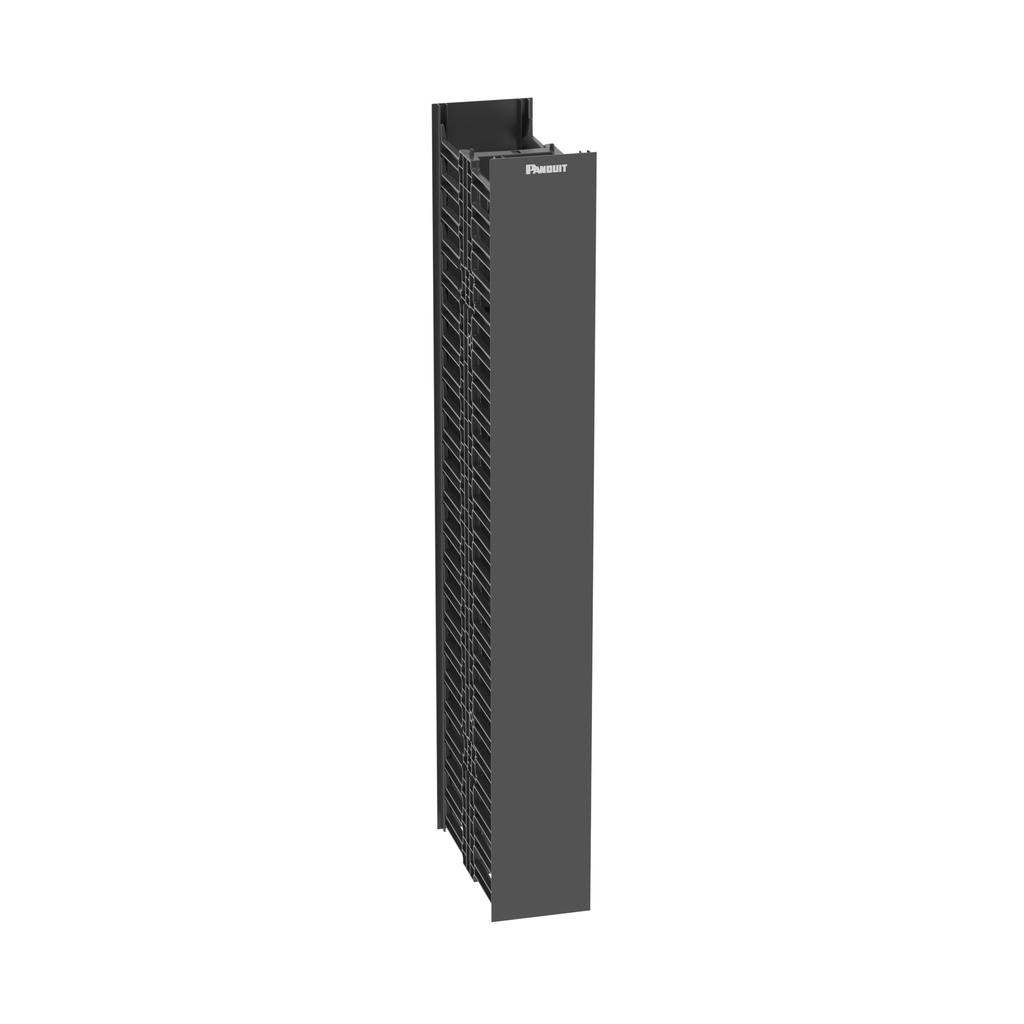 Organizador Vertical 100Cm Altura 22Ru Frontal Trasero 4X12Pulg Con Radios Curvatura Panduit