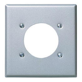 Tapa Para Toma Acero Inoxidable 2.15 Pulgadas De Diametro S701-40 Leviton