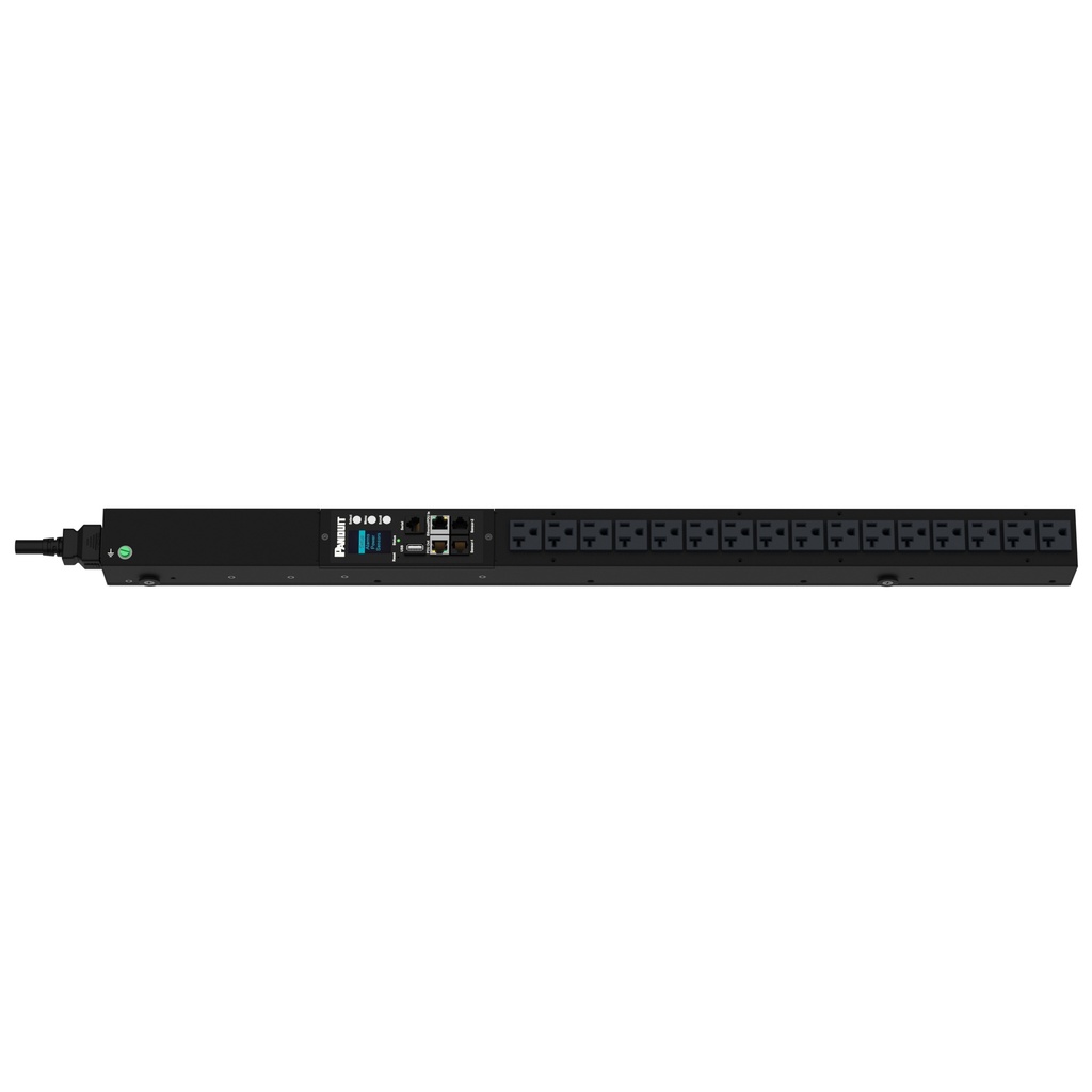 Pdu Vertical Monitoreable 20A 120V (16) 5-20R Entrada L5-20P G6 Negra Panduit