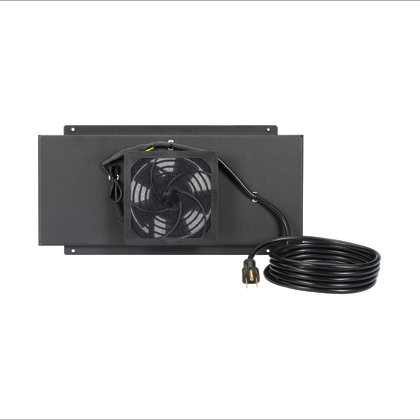 Kit Ventilador P/Gabinete Montaje En Pared Panzone Negro Panduit
