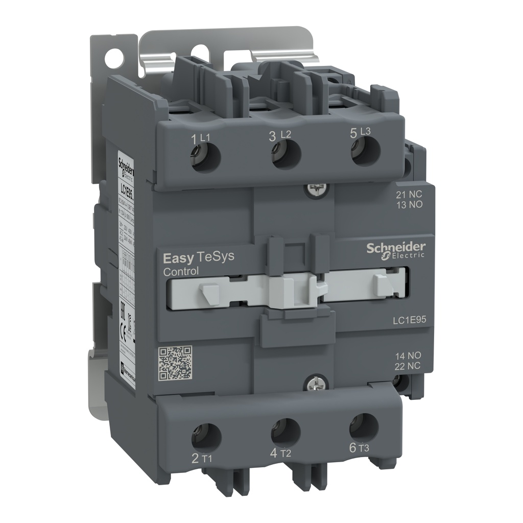 Contactor Tripolar 95A En Ac3 120A En Ac1 1Na+1Nc 45Kw A 440V Bobina 220V Easy Schneider