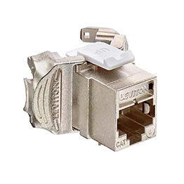 Toma Rj45 Categoria 6 Blindada Plateada Leviton