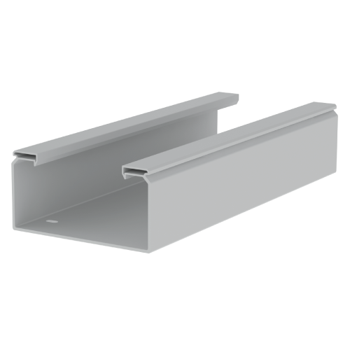 Bandeja Portacable Lisa Aislante 100X200Mm Gris Tramo X 3 Mts U23X Unex