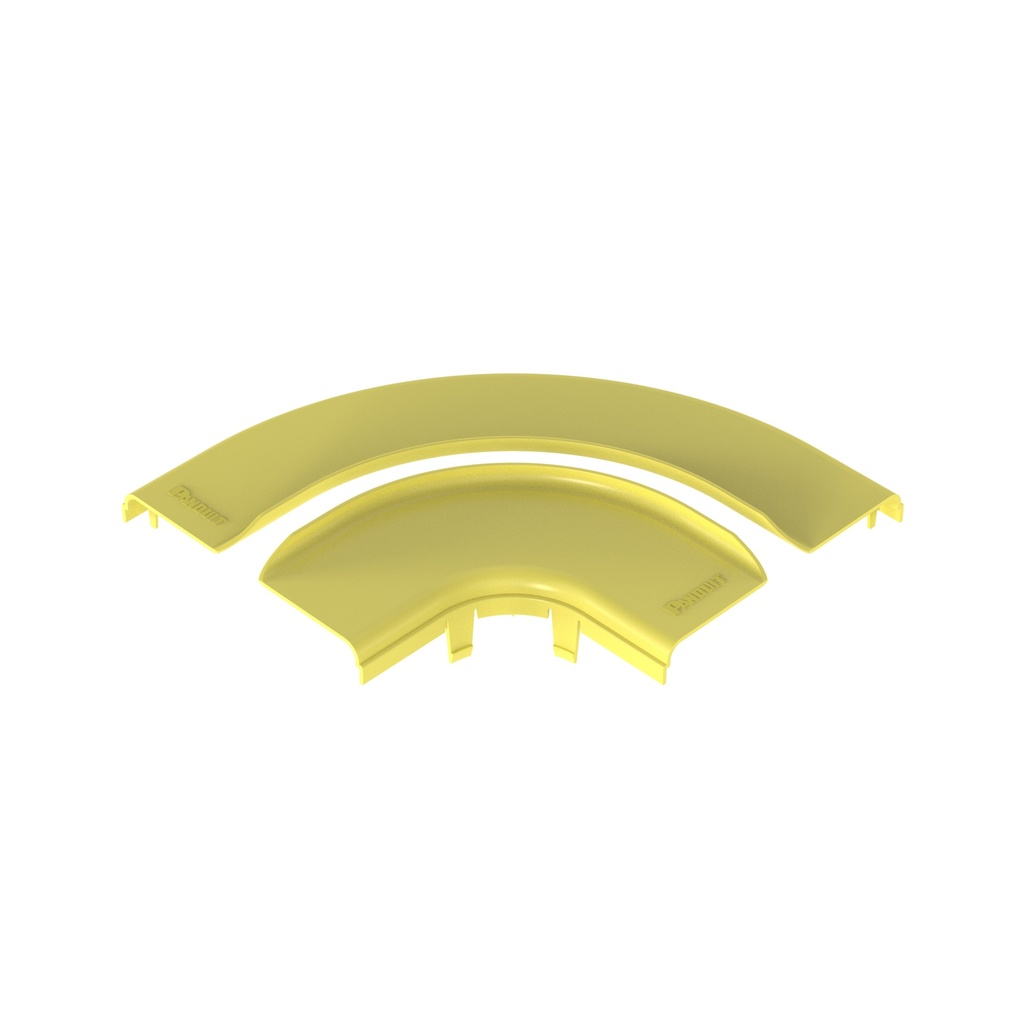 [FRRASC6LYL] Tapa P/Angulo Recto Horizontal Fiber Runner 6X4 Amarillo Panduit