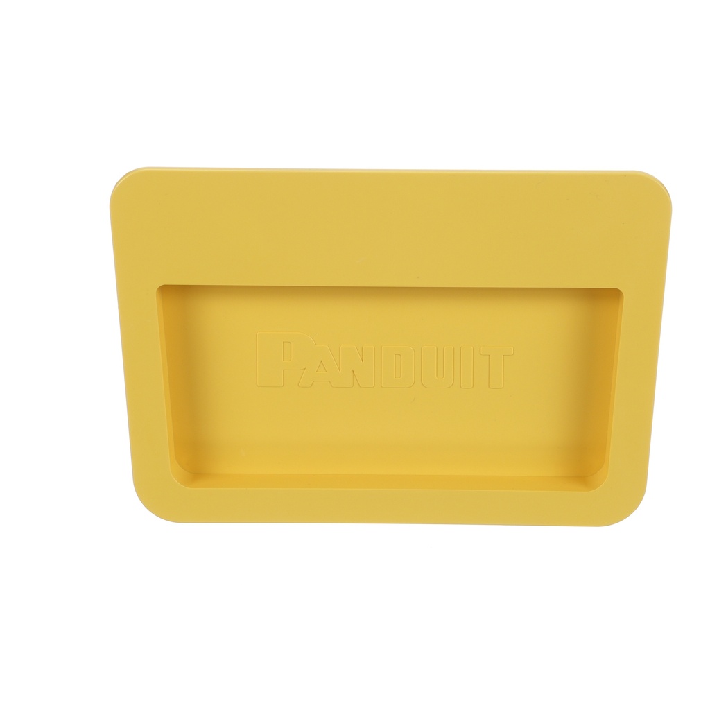 Tapa Final P Canaleta 6X4 Fiber Runner Amarilla Panduit