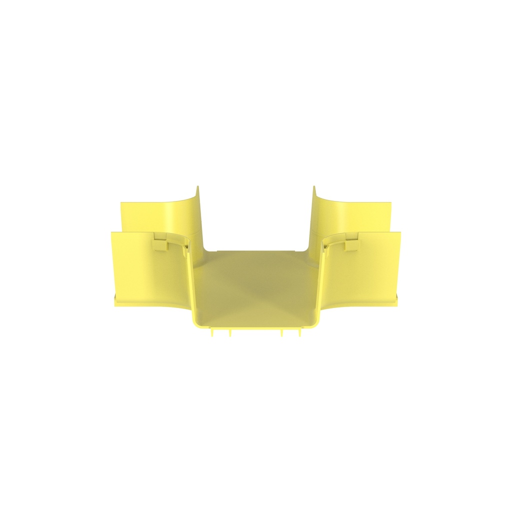 Cruz 4 Vias P Canaleta 6X4 Fiber Ruunner Amarilla Panduit