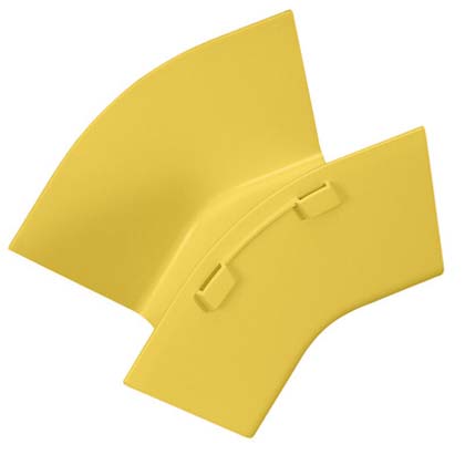 [FROV456X4LYL] Angulo Vertical Externo 45 Grados 6X4 Amarillo Fiber Runner Panduit