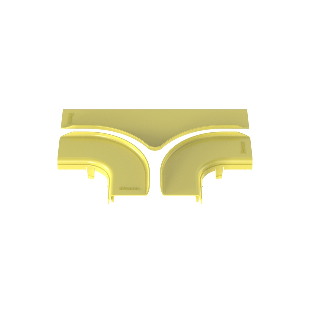 Tapa P Te Horizontal Ducto 6X4 Fiberrunner Amarillo Panduit