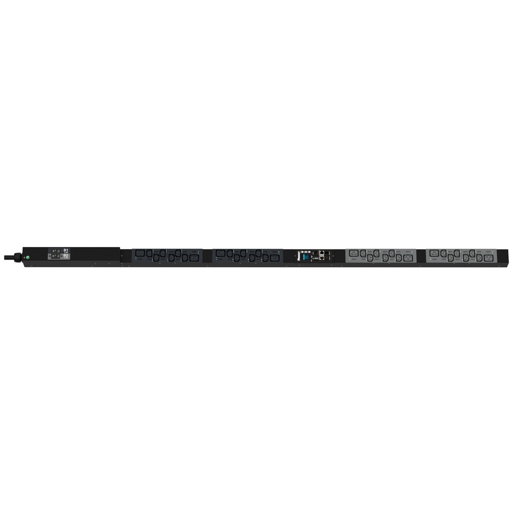 Pdu Vertical P/Rack 32A/30A 240/230 V (24) C13 Y (8) C19 Iec 60309 2P+N 6H Monitoreada Y Conmutada Negra Panduit