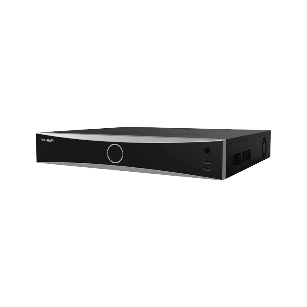 Nvr 32 Canales 4K / 1.5 Ru/ 256Mbps / 4 Bahias Disco Hasta 16B / Codificacion H265+ /  Acusense Hikvision 303621102