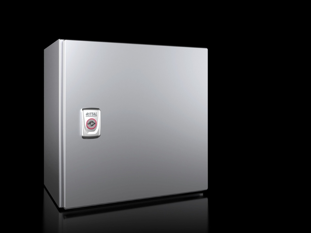 [1003000] Cofre Serie Ax Compacto Ip66 Nema 4X Ik10 En Acero Inoxidable Aisi 304 Ancho X Alto X Profundo 300X300X210 Mm Con Placa De Montaje  1003000 Rittal
