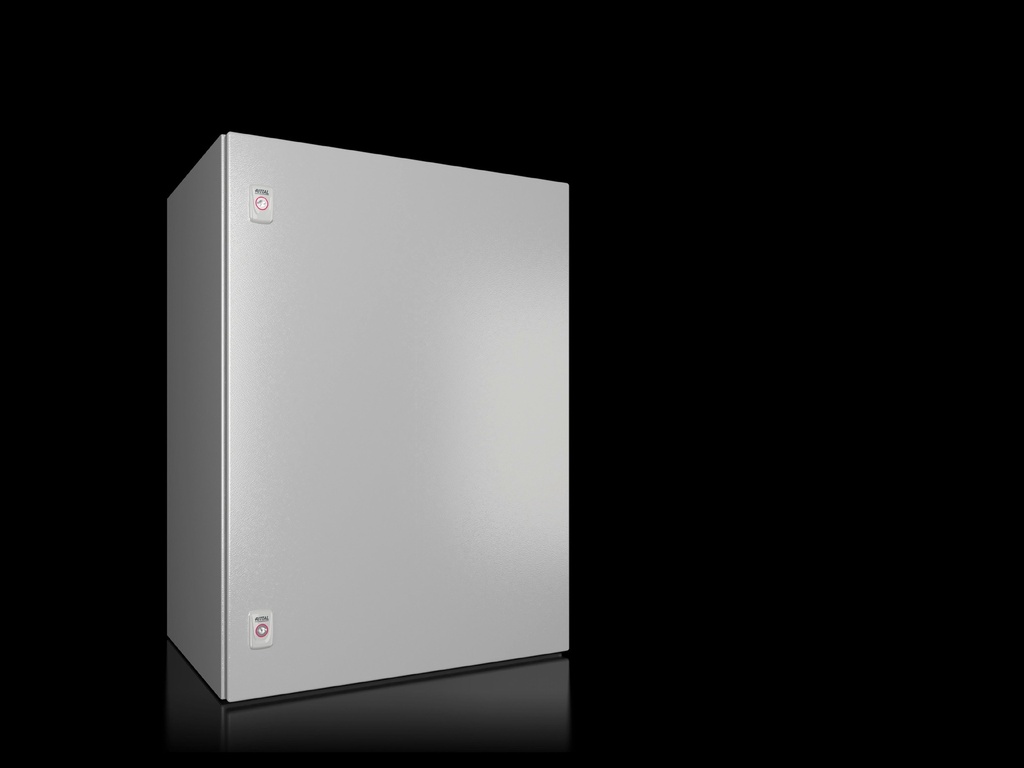 [1059000] Cofre Serie Ax Compacto Ral 7035  Ip66 Nema 4 Ik10 En Acero Ancho X Alto X Profundo 600X800X400 Mm Con Placa De Montaje 1059000 Rittal