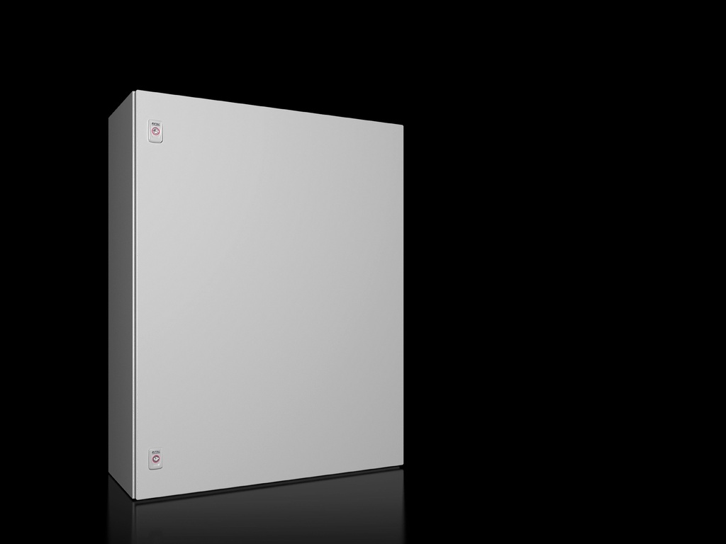 [1180000] Cofre Serie Ax Compacto Ral 7035  Ip66 Nema 4 Ik10 En Acero Ancho X Alto X Profundo 800X1000X300 Mm Con Placa De Montaje Rittal