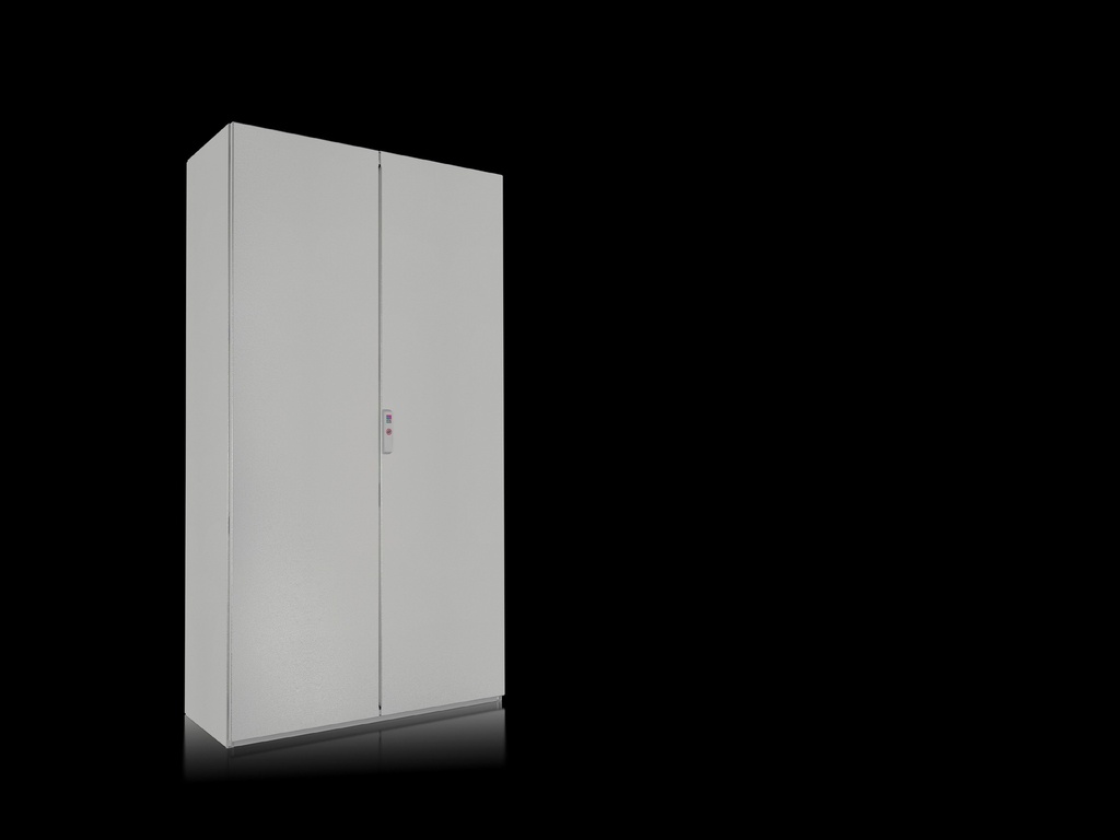 [5840600] Vx Se Free-Standing Enclosure System Whd: 1000X1800X400 Mm Sheet Steel With Mounting Plate Double Door At The Front Rittal