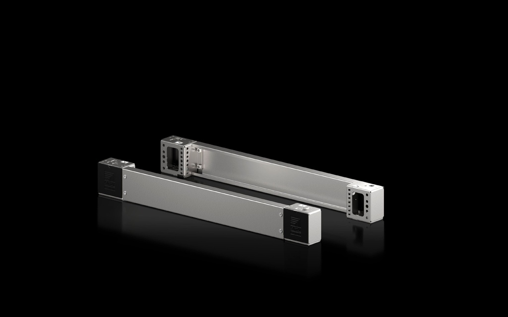 [8660051] Cantonera De Zocalo Vx Con Pantalla De Zocalo Delante Y Detras Al 100 Mm Para An 800 Mm Acero Inoxidable 1.4301 Rittal