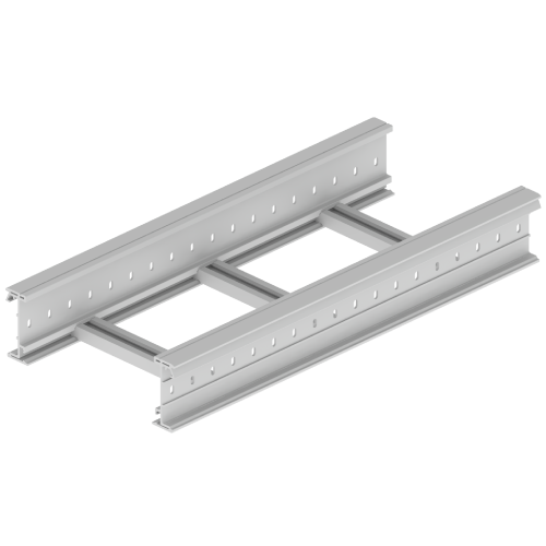 Bandeja Portacable Escalera Aislante 135X400Mm Gris Tramo X 3 Mts U23X Unex