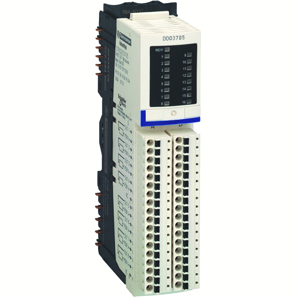 Kit Modulo De Extension 16 Salidas Digitales Conector Stbxts1180 + Base Stbxba3000 + Modulo Stbddo3705 Modicon Stb Schneider