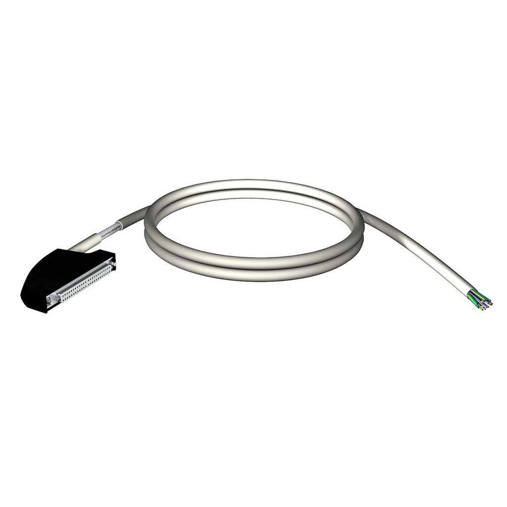 Juego De Cable Ensamblado Con Conectores Lateral Y Extremo Libre De 3 Metros De Longitud Para Bmxart0414 Y Bmxart0814 Modicon X80 Schneider