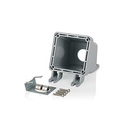 Caja Posterior Plastica Serie Lev Angulo 15 Grados Gris Leviton