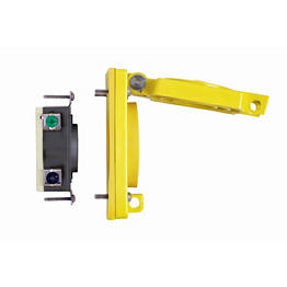 Receptaculo De 1 Espacio Con Seguro Nema L16-30R 3P 4W Impermeable Wetguard Leviton