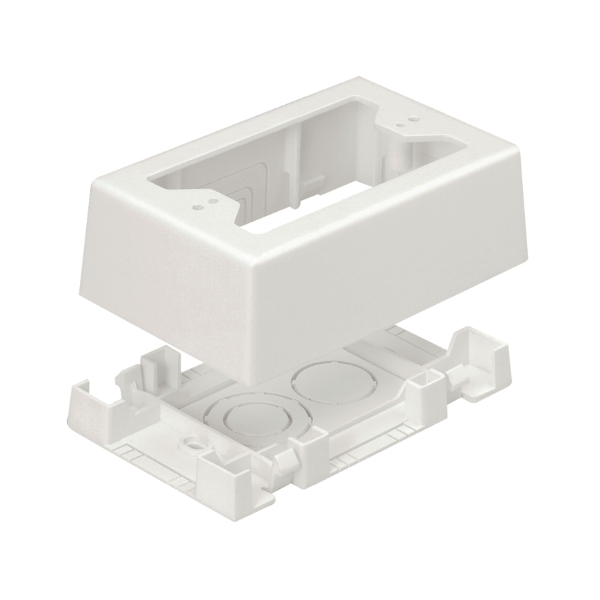 Caja Sobreponer 41Mm P/Canaleta T45 Blanca Panduit