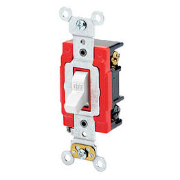 Interruptor Tipo Palanca Silencioso 3  Polos 20A 120/277V Leviton