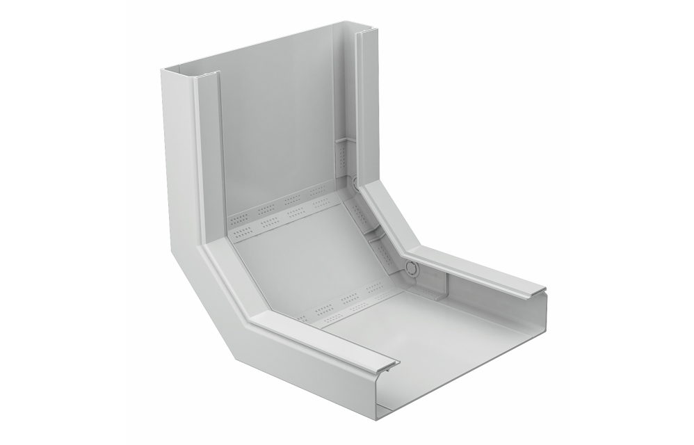 Cambio De Nivel 90 Gradosc Aislante 60X400 Plastico Pvc Gris Metatray Pemsa