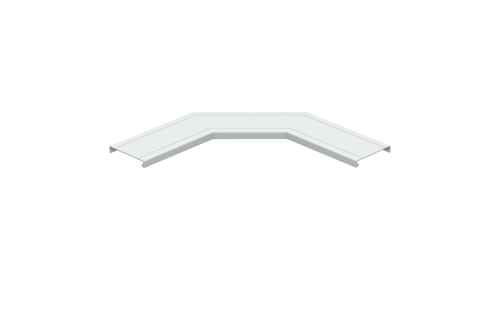 Tapa Aislante Curva 90 Grados 60X100 Plastico Pvc Gris Metatray Pemsa