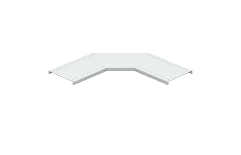 Tapa Aislante Curva 90 Grados 60X150 Plastico Pvc Gris Metatray Pemsa