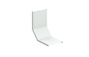 Tapa Aislante Para Cambio De Nivel Concavo 90 Grados 60X200 Plastico Pvc Gris Metatray Pemsa