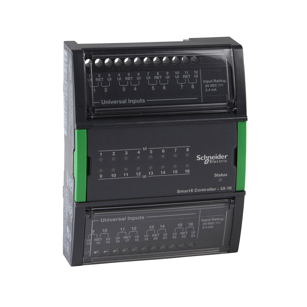[SXWUI16XX10001] Modulo Expansion 16 Canales Entradas Universales Para Servidor Spacelogic As-P 24V Ip20 Ecostruxure Building Operation Schneider