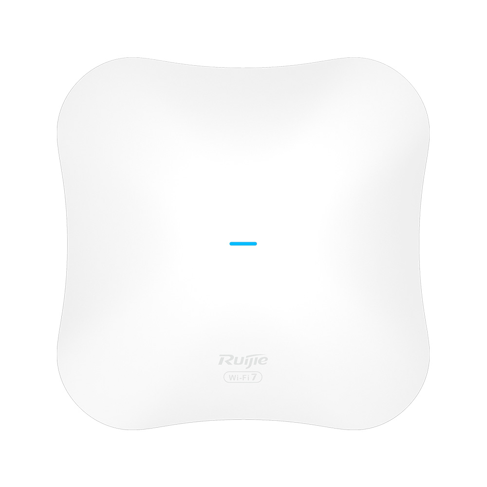 Access Point Conexion 1 Puerto Rj45 2.5Gbps + 1 Sfp+ 10Gbps 200 Usuarios Wifi 7 13657Mbps Montaje A Techo Ruijie