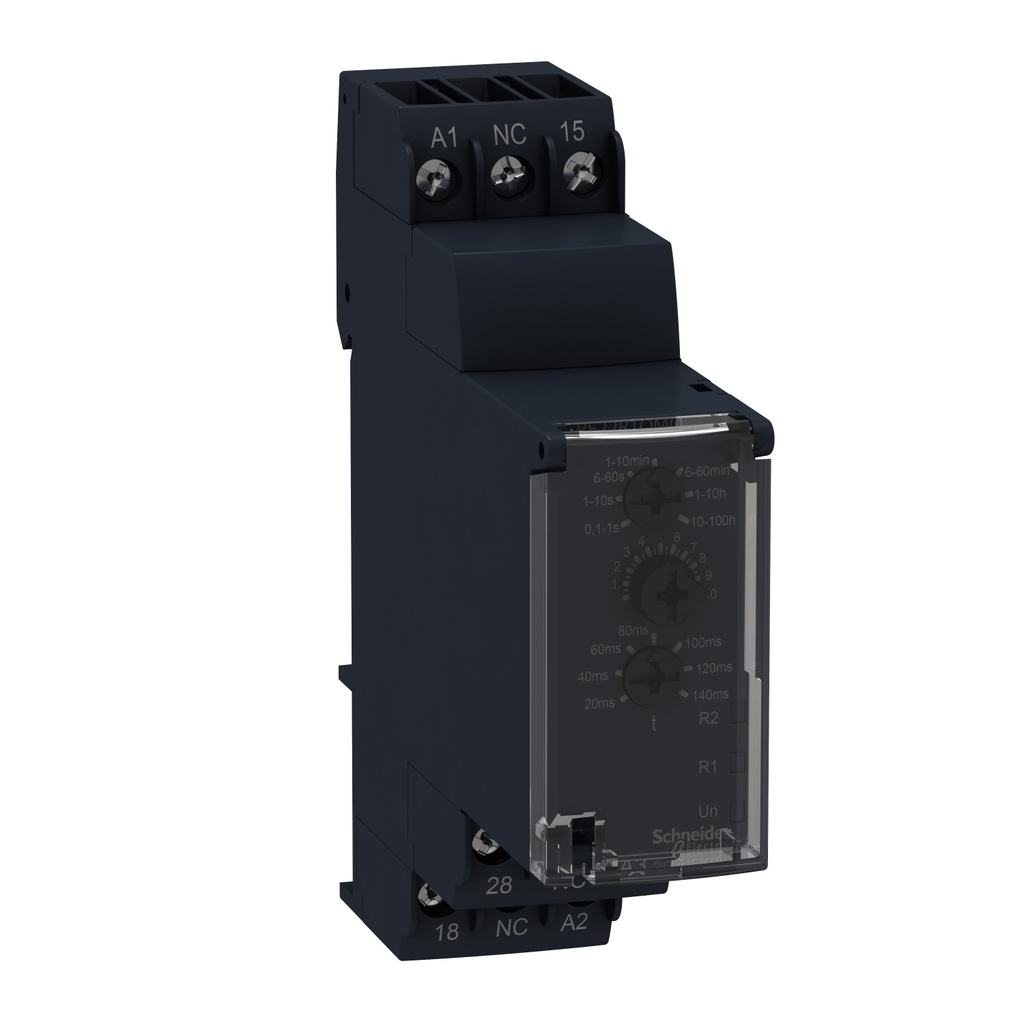 [RE22R1QMQ] Rele Temporizador Estrella Triangulo 0.1S A 1S 1H A 10H 1Min A 10Min 5Min A 60Min Alimentacion 230-240Vac 380-440Vac 8A 1Na Schneider