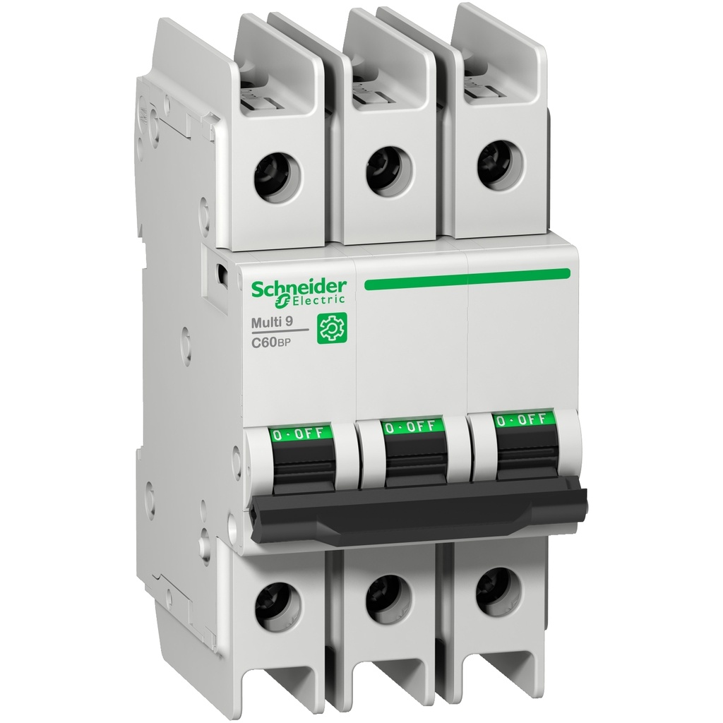 Interruptor Termomágnetico Riel Din Multi 9 C60Bp Mcb 3P 40 A Curva C 240 V 10 Ka Ul 489 Schneider