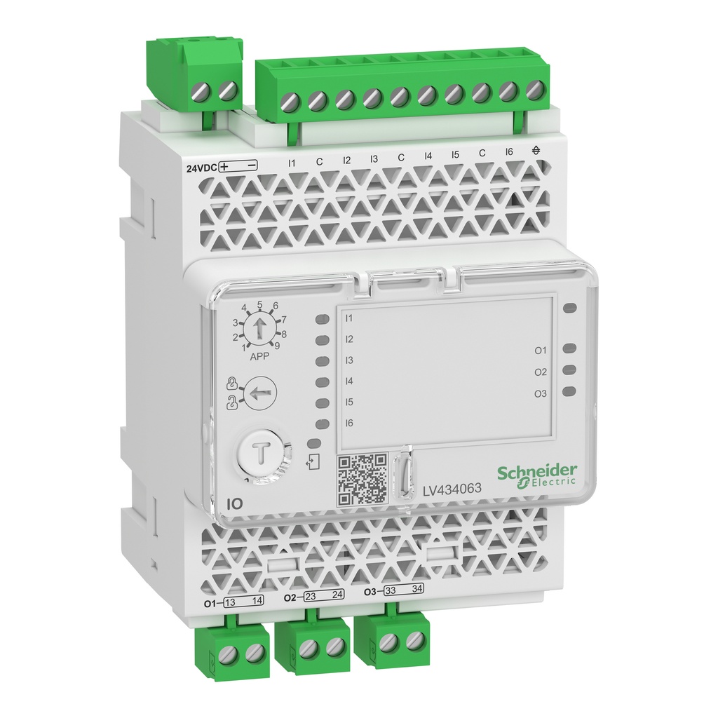 Modulo De Aplicación I/O Alimentacion 24Vdc 165Ma 6 Entradas Digitales 3 Salidas Digitales 1 Entrada Analogica Enocean Schneider