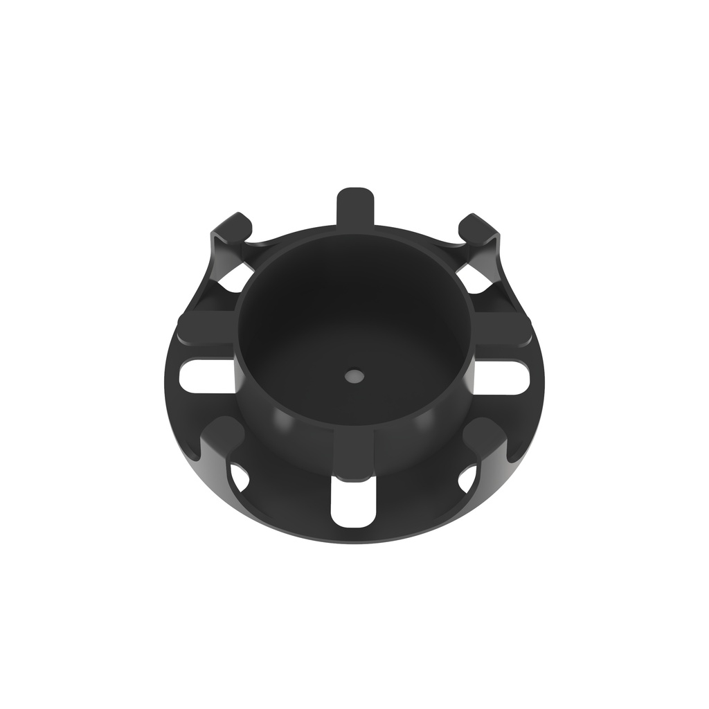 Administrador De Carretes De Fibra O Spool 1Ru Plastico Negro Panduit