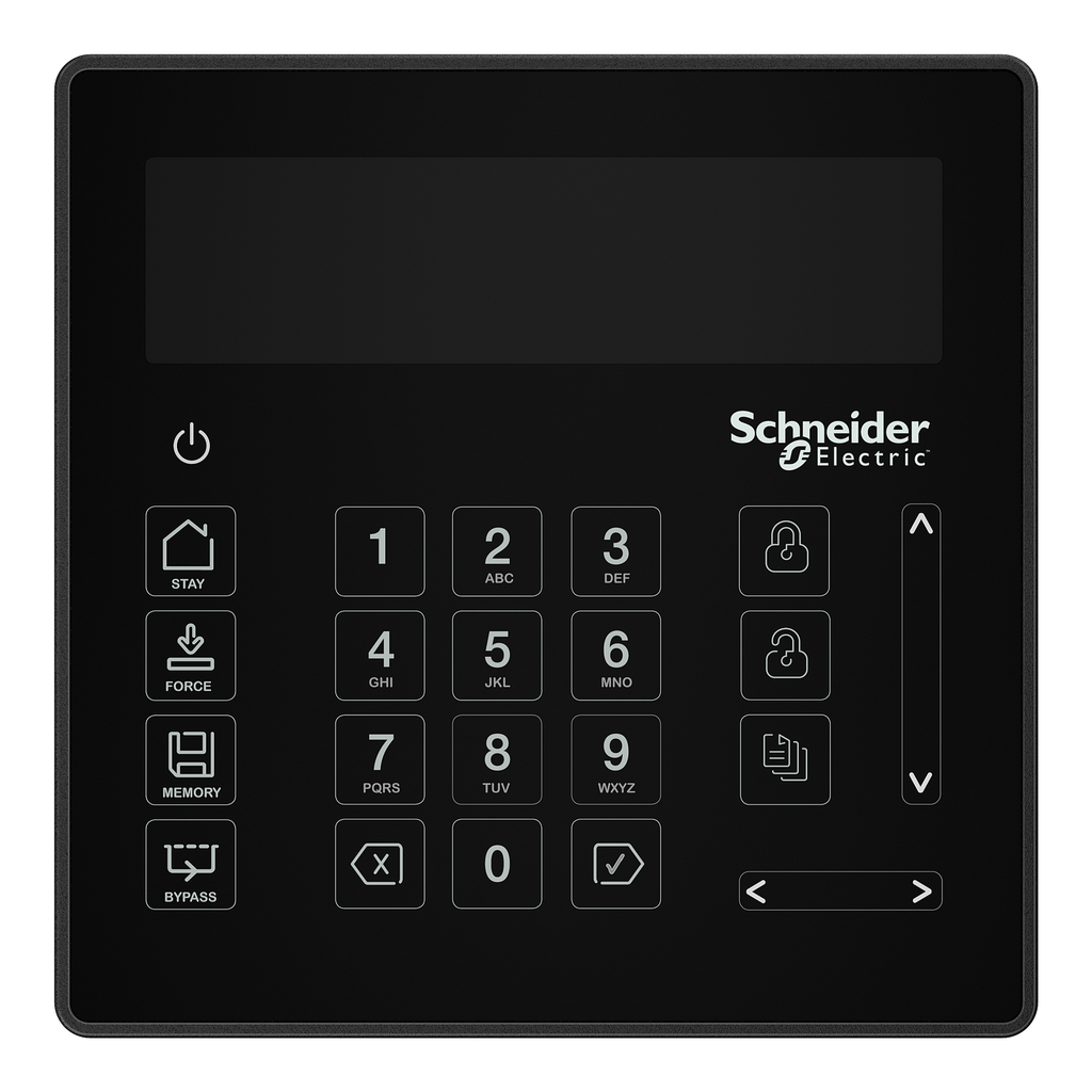 Teclado Lcd Tactil Alimentacion 12Vdc 95Ma 6 Entradas Discretas 5 Salidas Discretas Ecostruxure Security Expert Schneider