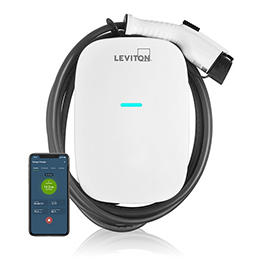 [EV48W (i)] Estación De Carga Para Vehículos Eléctricos De Nivel 2 De 48 Amperios Con Wi-Fi Y Compatible Con La Aplicación My Leviton