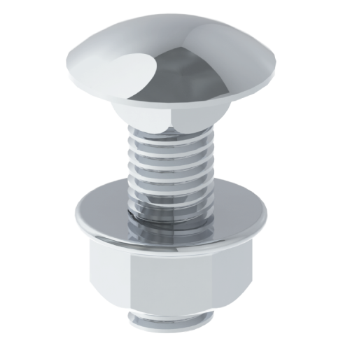 Tornillo Con Tuerca M8X25Mm Acero Inoxidable 316 Unex