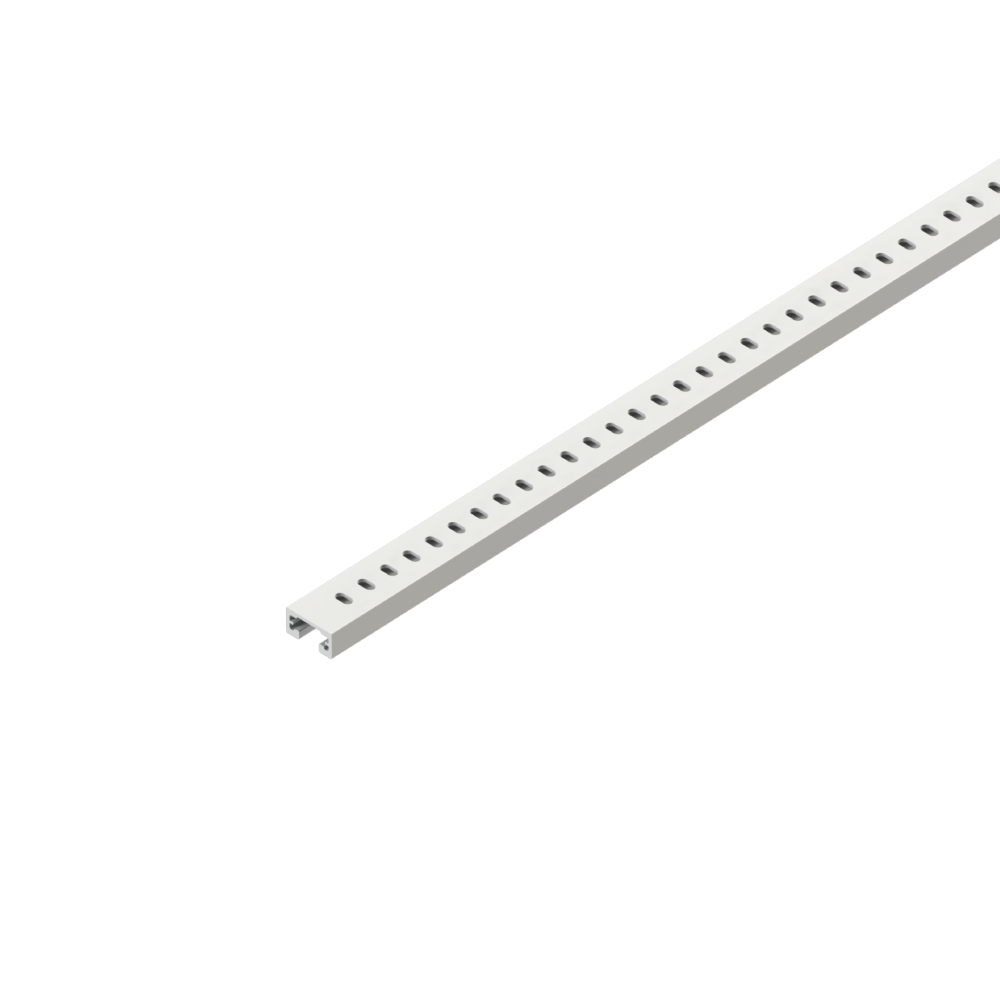[60202-44] Riel Aislante Sencillo 25X50Mm Gris Claro Tramo 2 Mts Libre De Halogenos U48X Remplazo Referencia 60202-48 Unex