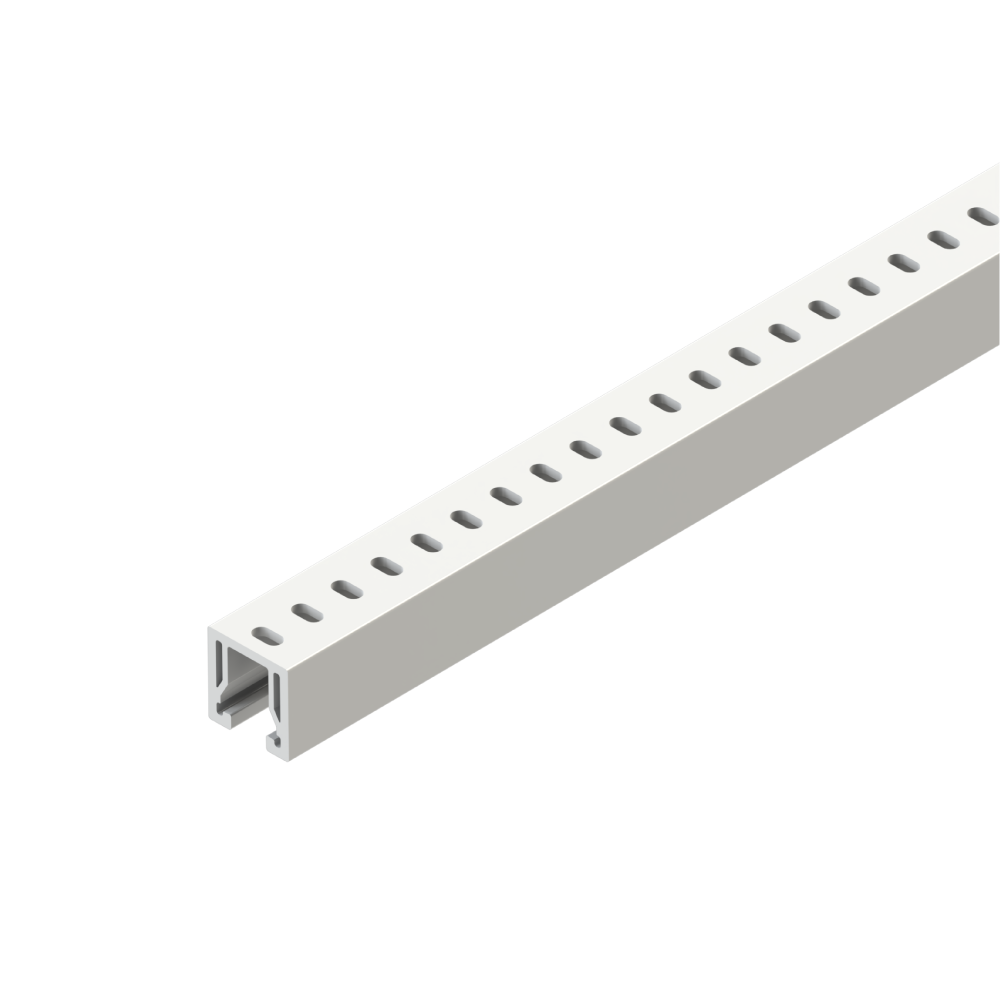 [60204-44] Riel Aislante Sencillo 50X50Mm Tramo 2 Mts Gris Claro Libre De Halogenos Remplazo Referencia 60204-48 Unex