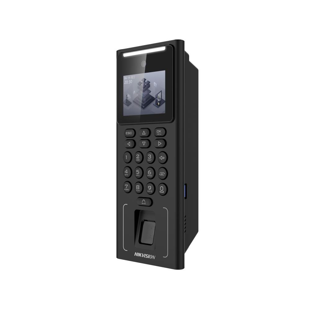 [DS-K1T321MFWX-B] Terminal Facial Control Acceso / Asistencia 500 Rostros / Huella Tarjeta Mifare / Lcd 2.4In / Tcp/Ip / Rs485 / Incluye Bateria 3200Mah / Hikvision 302921228