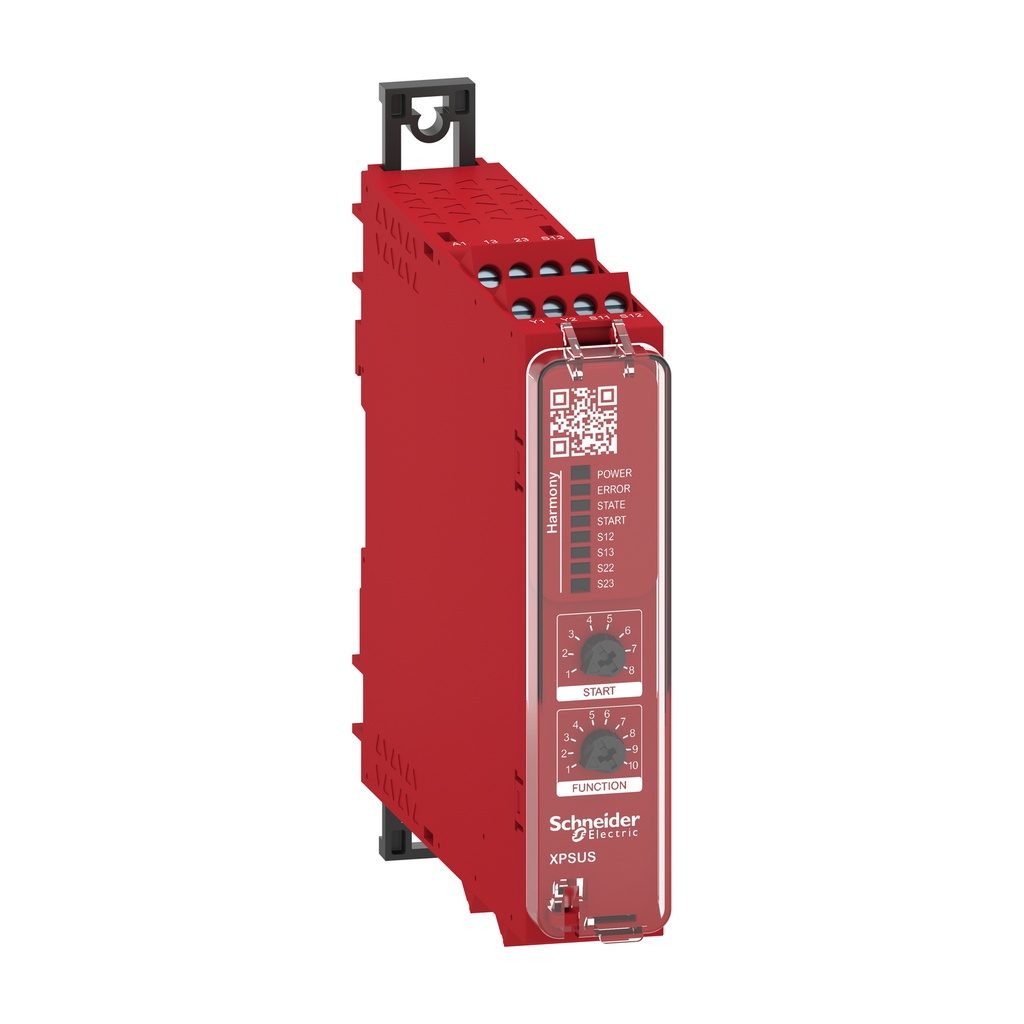 [XPSUS12AP] Rele Modulo De Seguridad 24V Ca O Cc Tornillo Xpsuaf Harmony Con Movimiento Habilitador Schneider