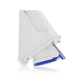 [S332-S9] Toma De Corriente De 32 A 200-250 V 3P+T (3P 4 W) Iec/En 60309-1 Y 60309 Grado Industrial Ip44 Resistente A Salpicaduras Azul Leviton