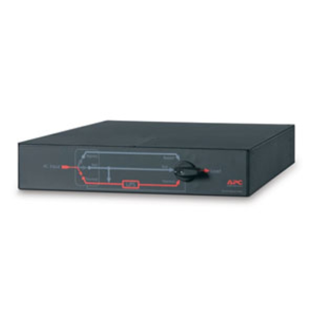 [SBP3000RM2U] Tablero Bypass De Mantenimiento 2U Voltaje Entrada 100-120V 24A 5-15P L6-20P Voltaje Salida 110V 30A 5-15R 5-15R C13 Apc Schneider